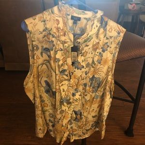 Talbots sleeveless blouse